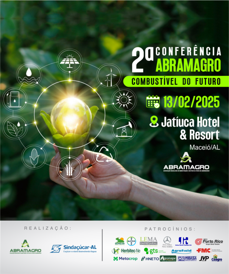 Leia mais sobre o artigo 🌱🌾 2ª CONFERÊNCIA ABRAMAGRO – COMBUSTÍVEL DO FUTURO  🌾🌱